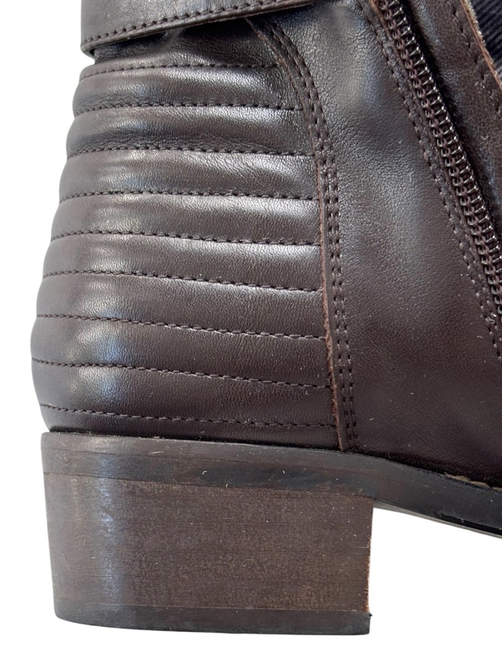 Aquatalia by Marvin K brown leather riding boot knee high made in Italy | 8.5 - Picture 11 of 14